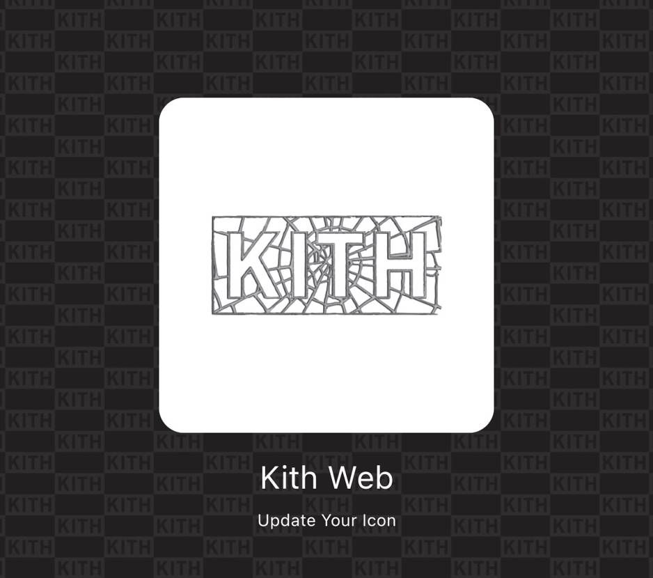 kithアプリのアイコンがアンロックされた。アイコンの意味はよくわからないけどカ