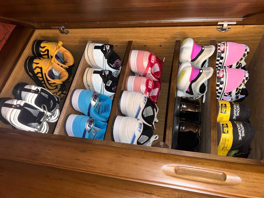 靴箱開けたらこれなの朝からとても幸せな気持ちになる。