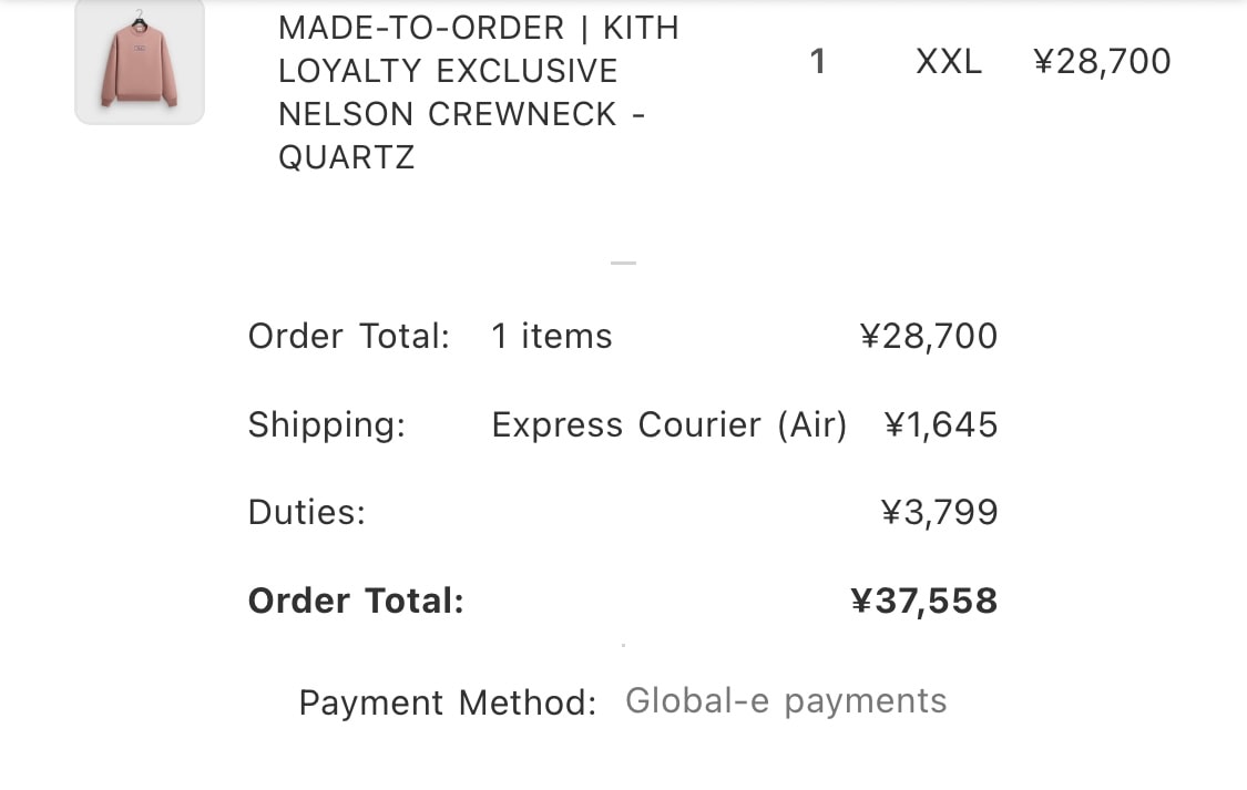 こんばんは😀
アパレルサイズ表見れなかったので
昨日問い