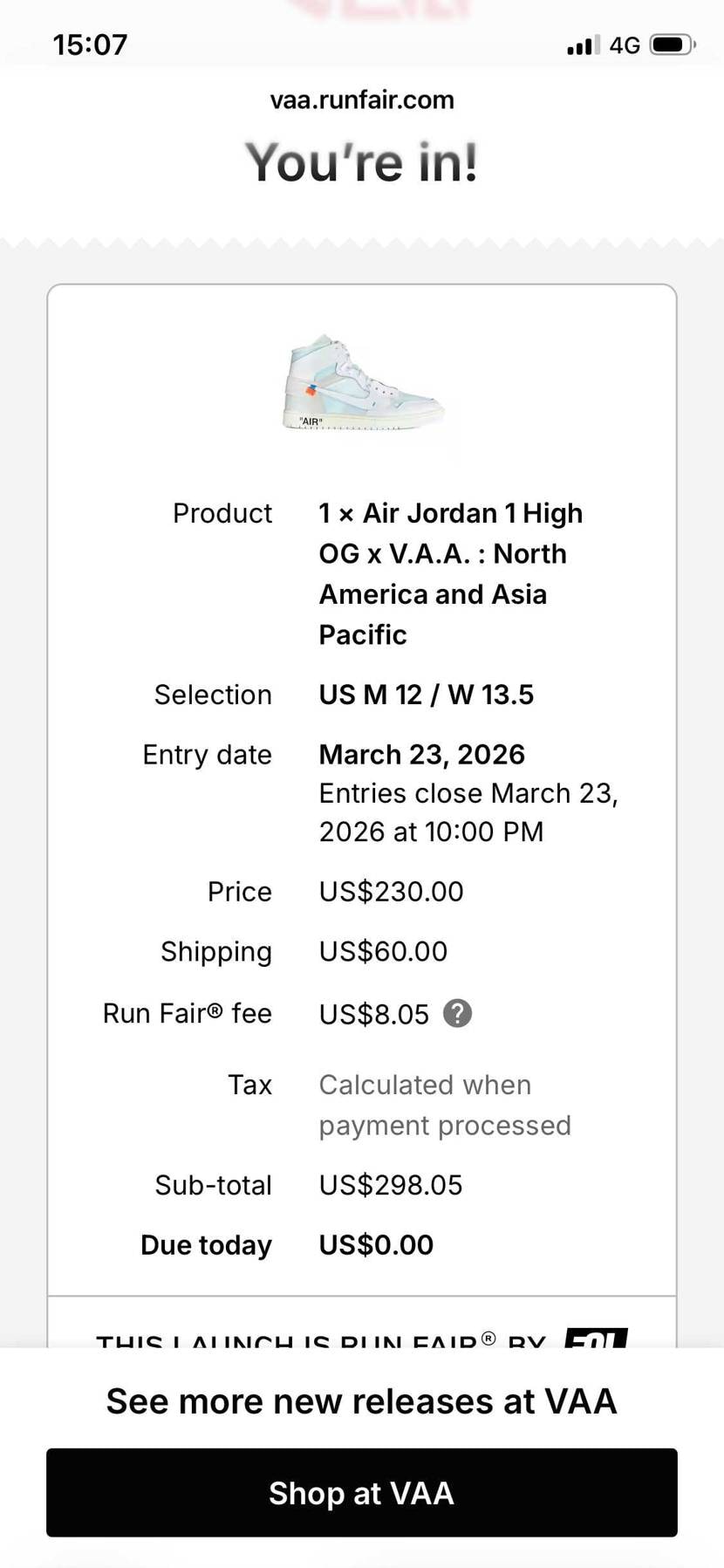 こんにちは😃
EQL抽選ってはずれるほど
確率⤴️じゃなかったです？🤪
