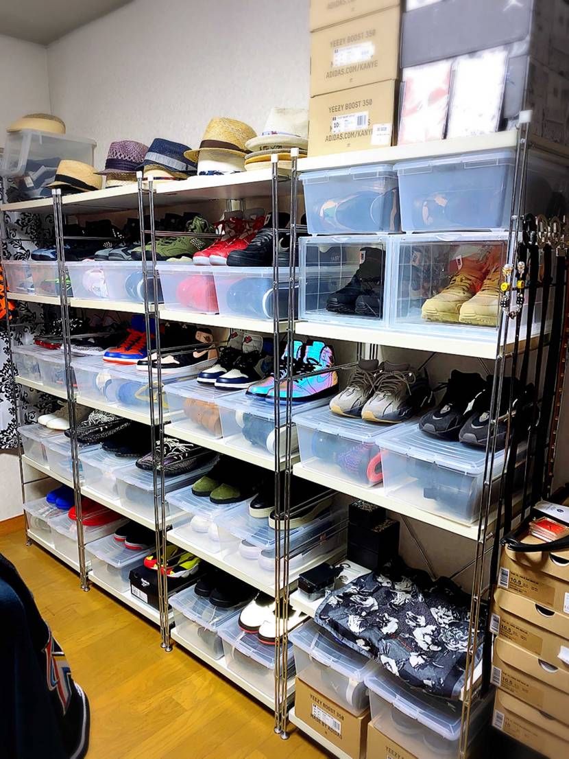 年末年始、整理整頓👟👑クリアケースは年明けで届いてから、いまケースに入ってないの