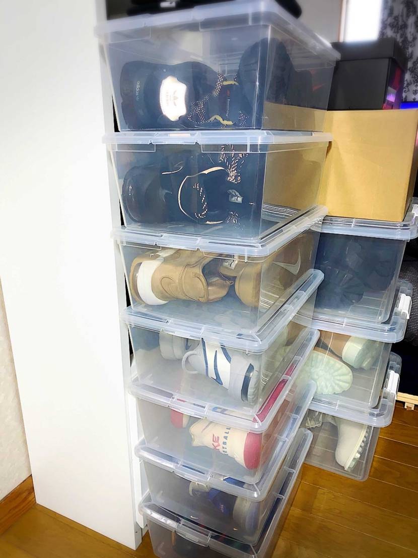 年末年始、整理整頓👟👑クリアケースは年明けで届いてから、いま