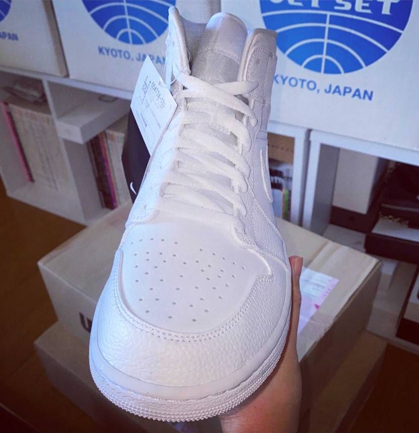 JORDAN1 MID ホワイト🌈利益相殺安売り💹