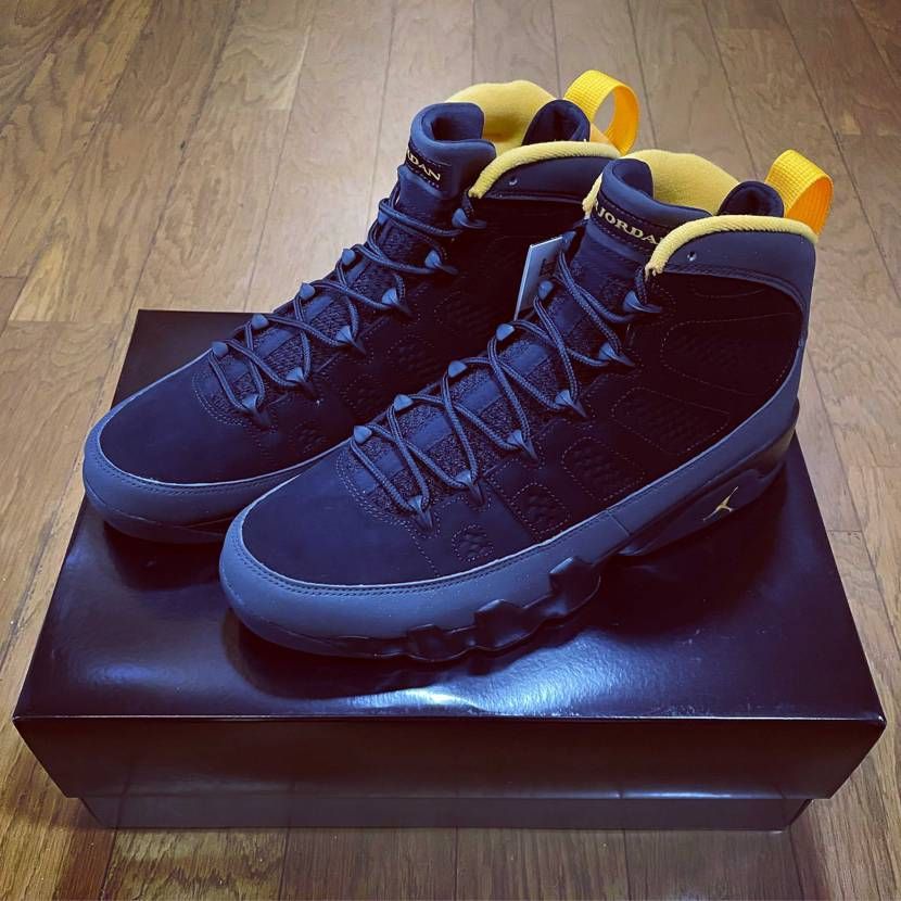 NIKE AIR JORDAN 9 UNIVERSITY GOLD GOT'EM
