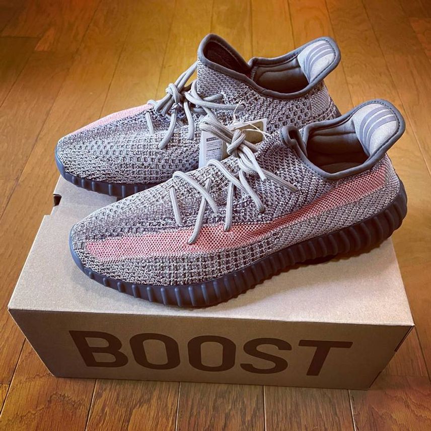 ADIDAS ORIGINALS YEEZY BOOST 350 V2 ASH