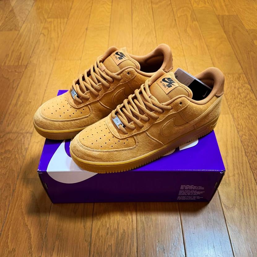シュータンが厚いのでハーフアップ推奨👟

あとは通常のAF1より軽いので履き