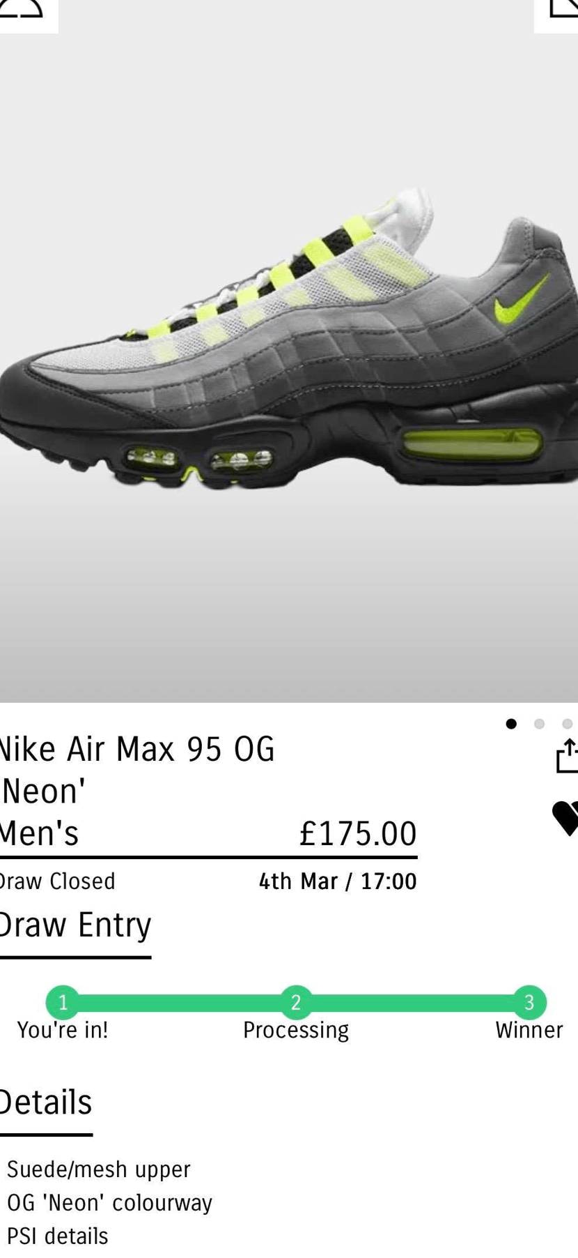 海外抽選と国内抽選で2足確保😊
フパットさん、A+Sさんありがとうございます🙇