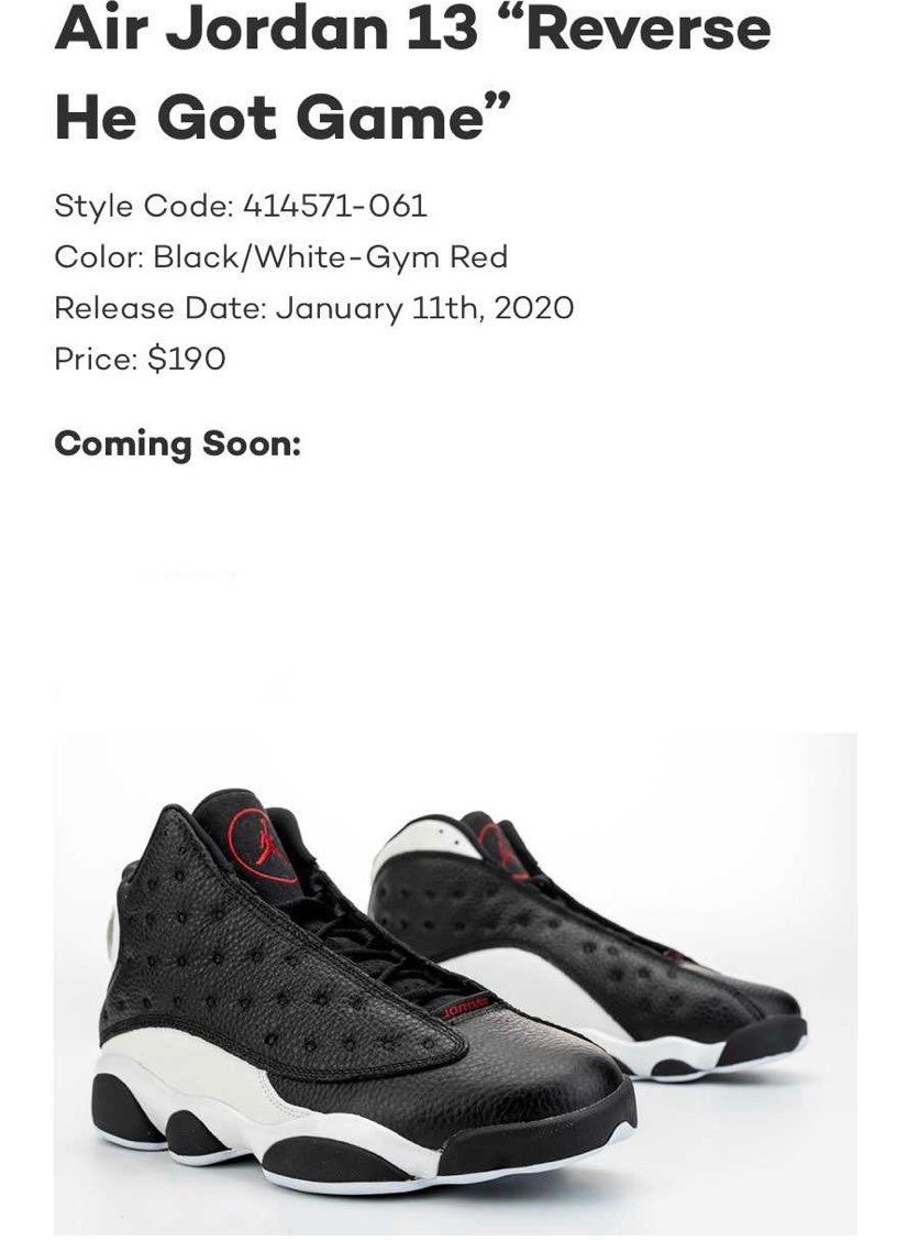 SNKRS US で
予定１日遅れで出るとの情報📸☺️