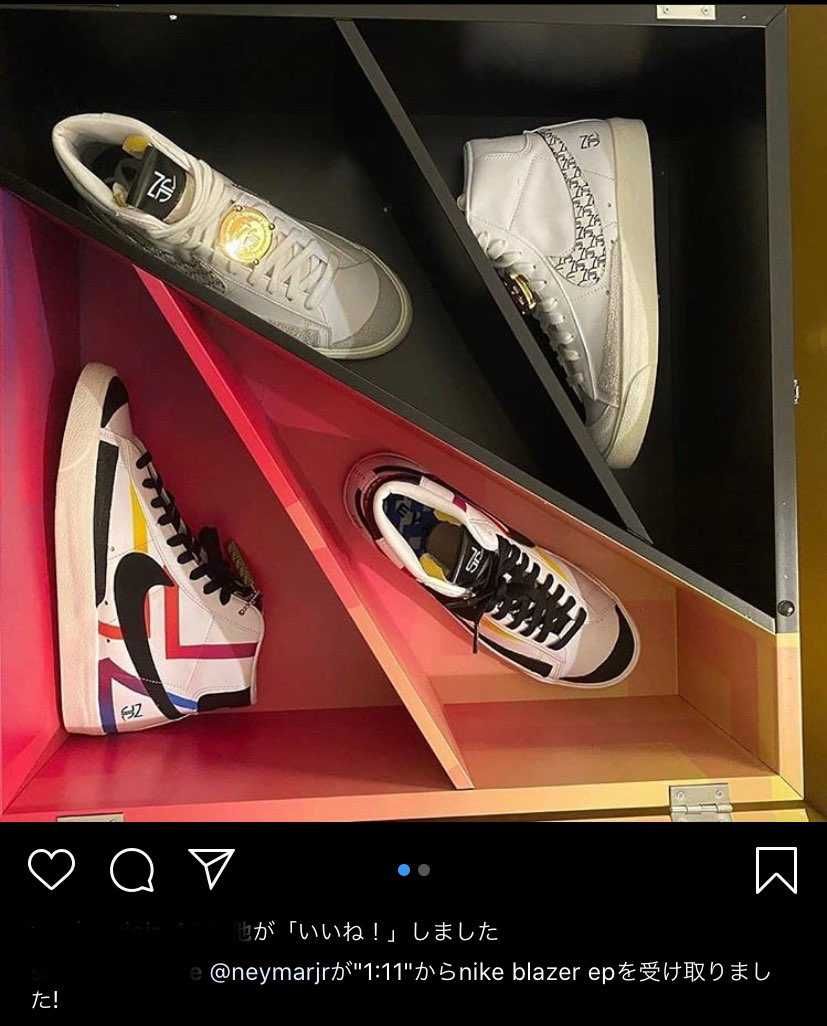 1️⃣2️⃣ネイマールへ🎁された？ブレザー📸
3️⃣4️⃣スーパーボウル？ A