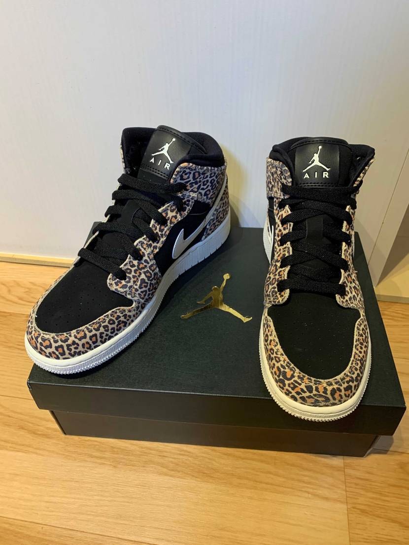 海外限定のJORDAN 1 MID Leopardを嫁用に購