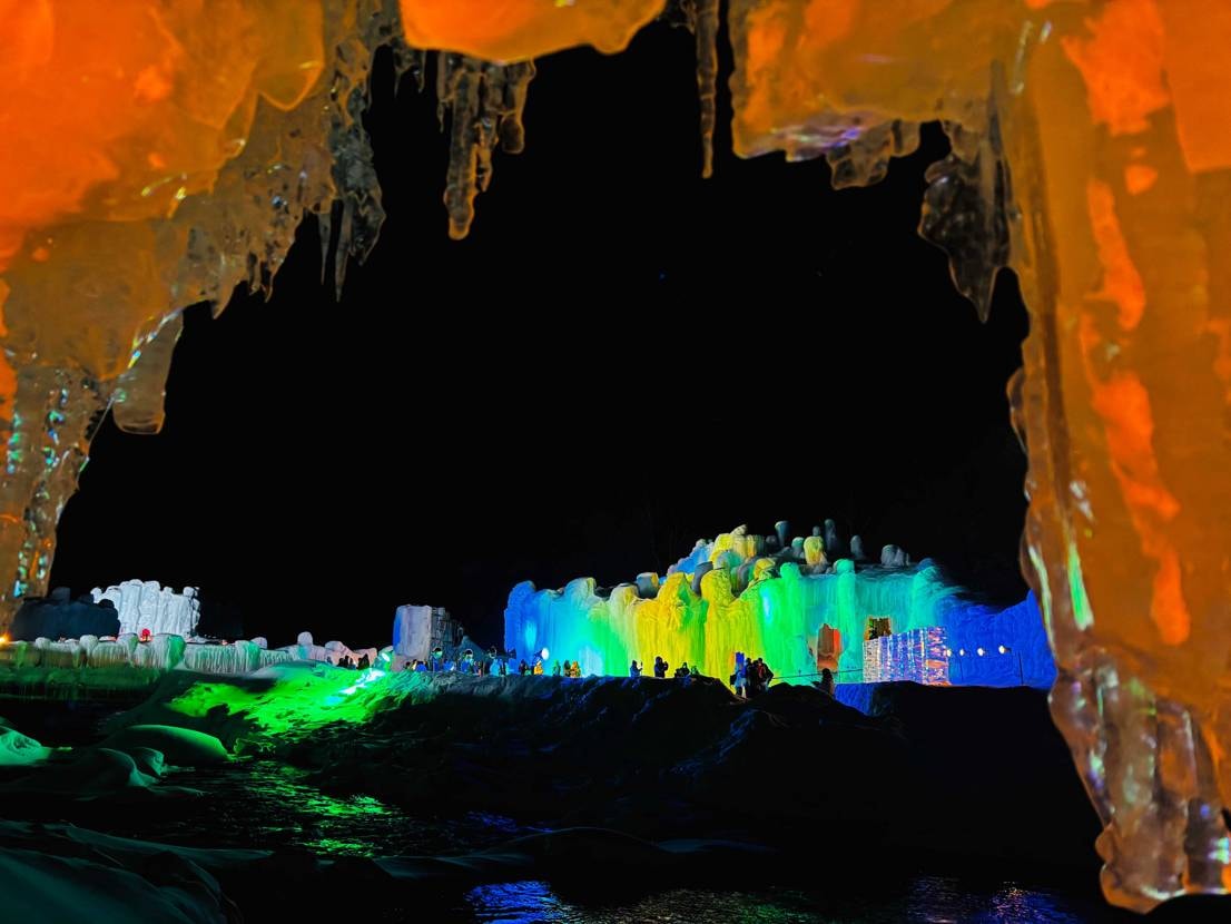 今年一発目の旅は層雲峡氷瀑祭り⛄️
直前に買ったワークマン