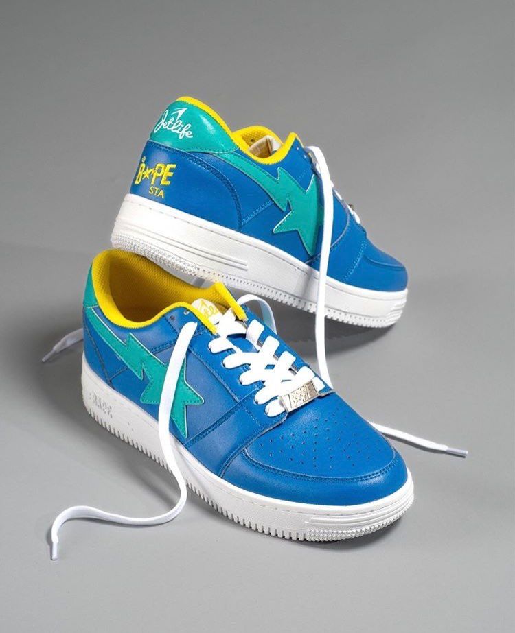 Curren$yとBapeのコラボ、めっちゃ楽しみ！！
前のリーボックのやつよ