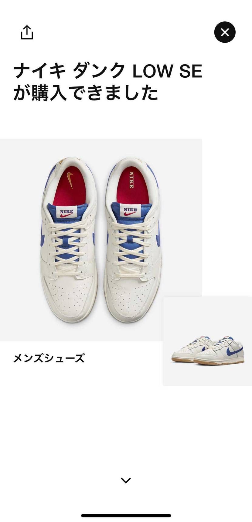 atmosは相変わらずのSORRYです。何十連敗
NIKE.comで買えたから