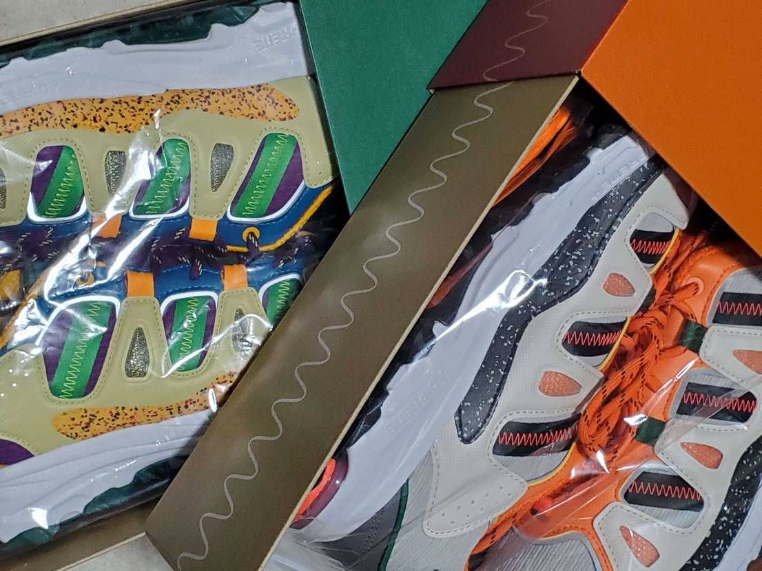 adidasから届きました➰！

atmosトリプルコラボ

