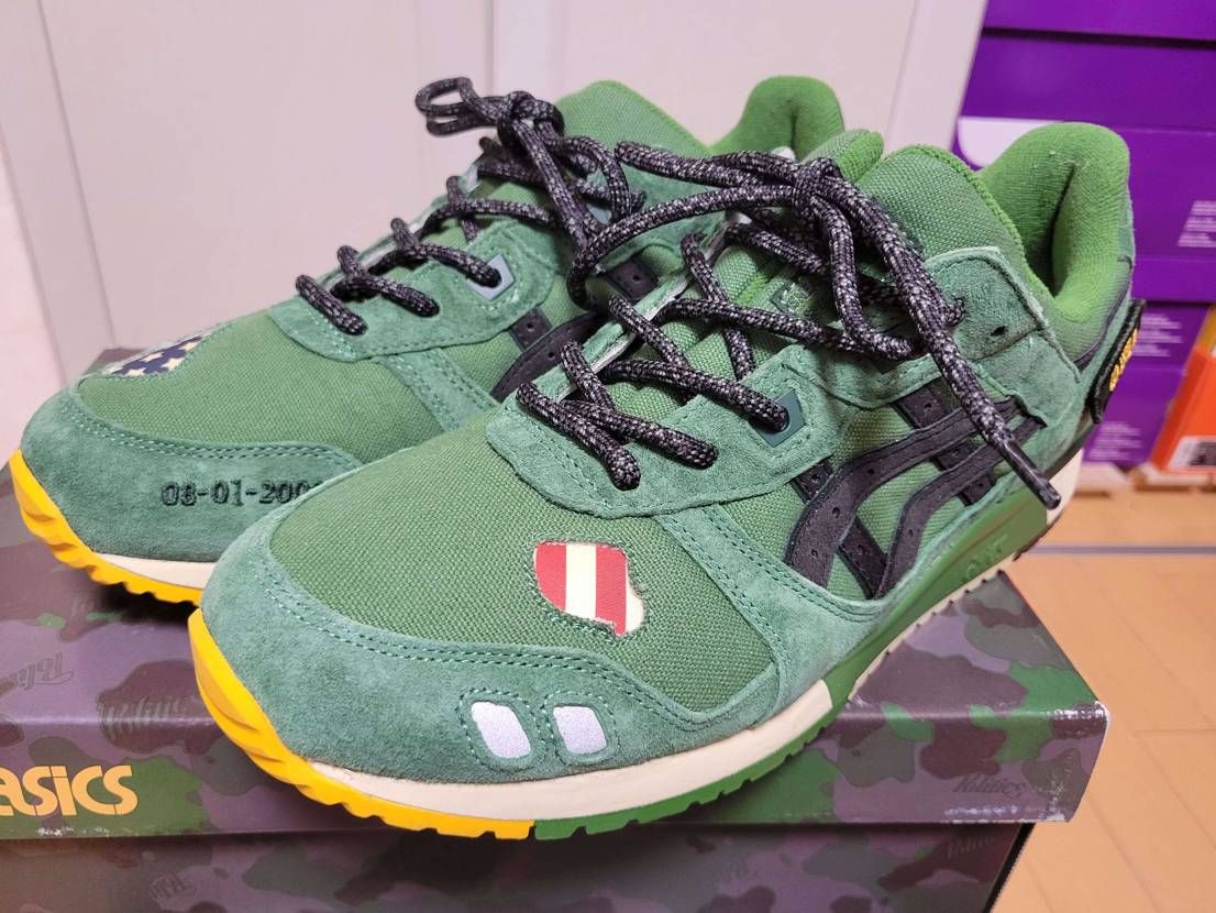 MOROさんに教えて貰った🐍紐
にょろにょろ🐍🐍🐍
ASICSじゃなくても何