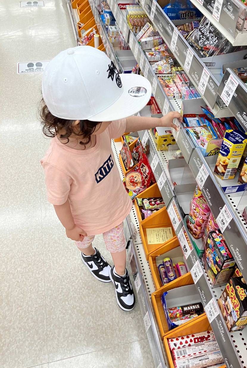 ダンクを履きこなす3歳児