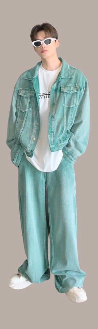 このセットアップに合いそうなスニーカー書いてください！
参考にしたいです