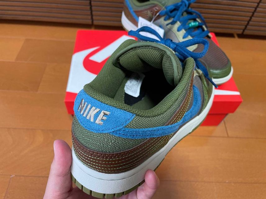 先程着弾しました。厚タン、オーバルシューレースでSBみたいですね。ビーズもオシャ