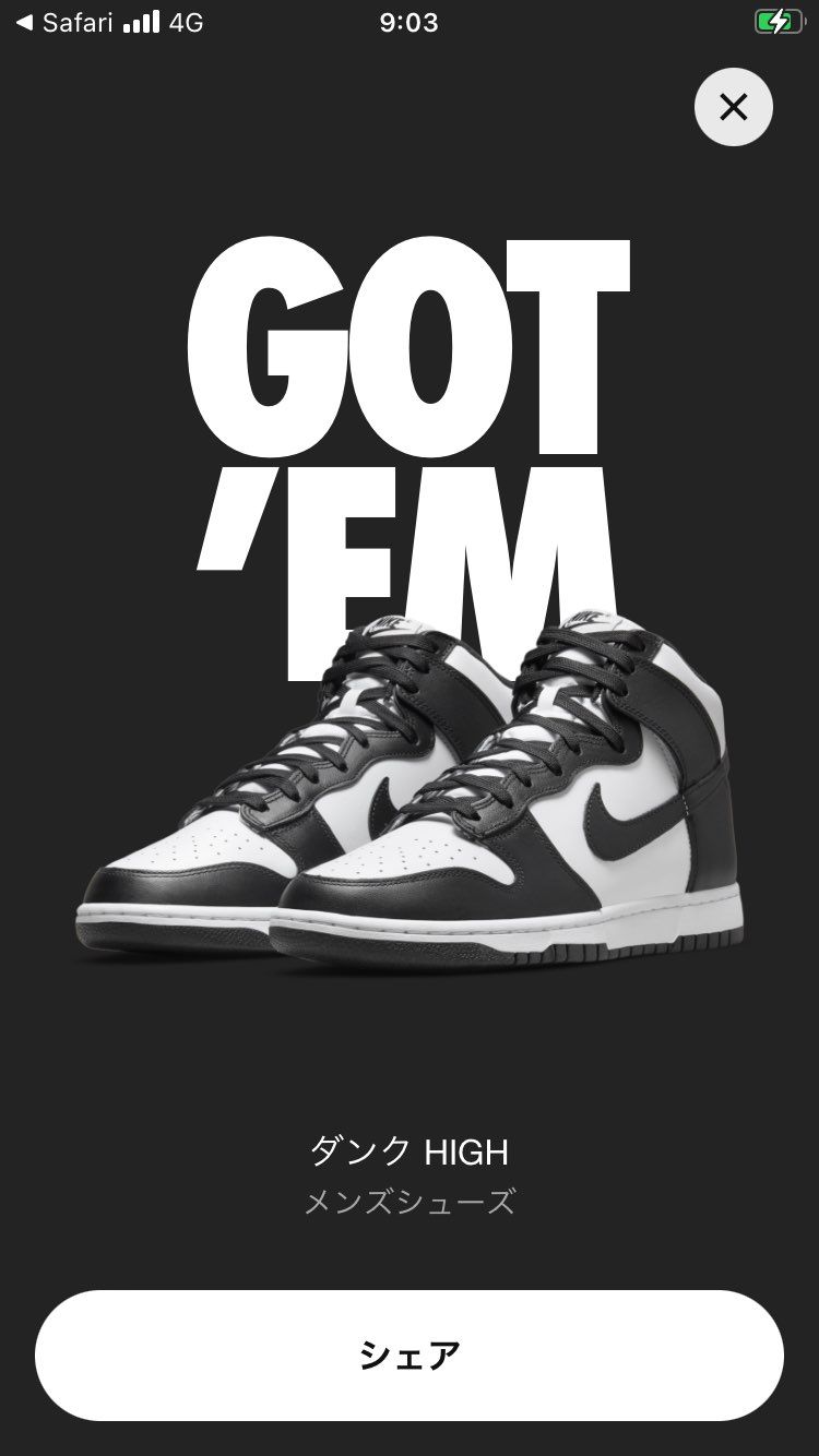 まさかのダブルゴッテム！NIKEあざす！
