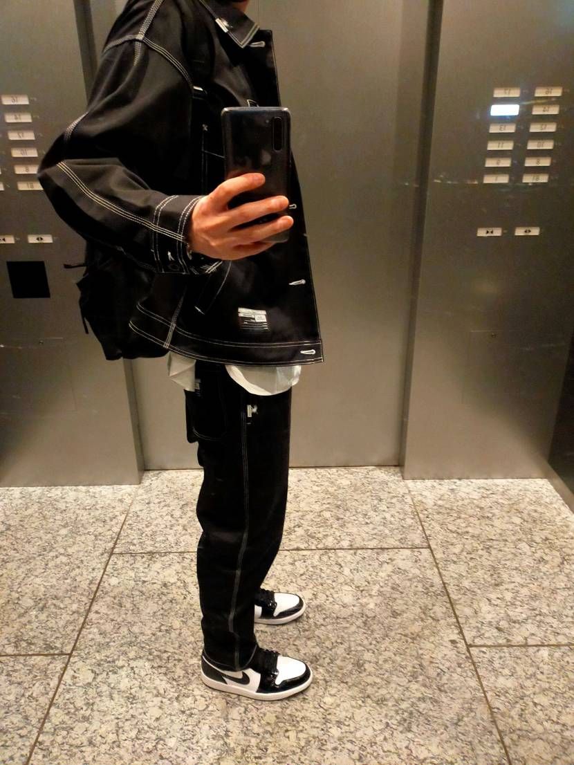 昔買って着てなかったGU×ミハラのセットアップ着てみた
Jordan1 all