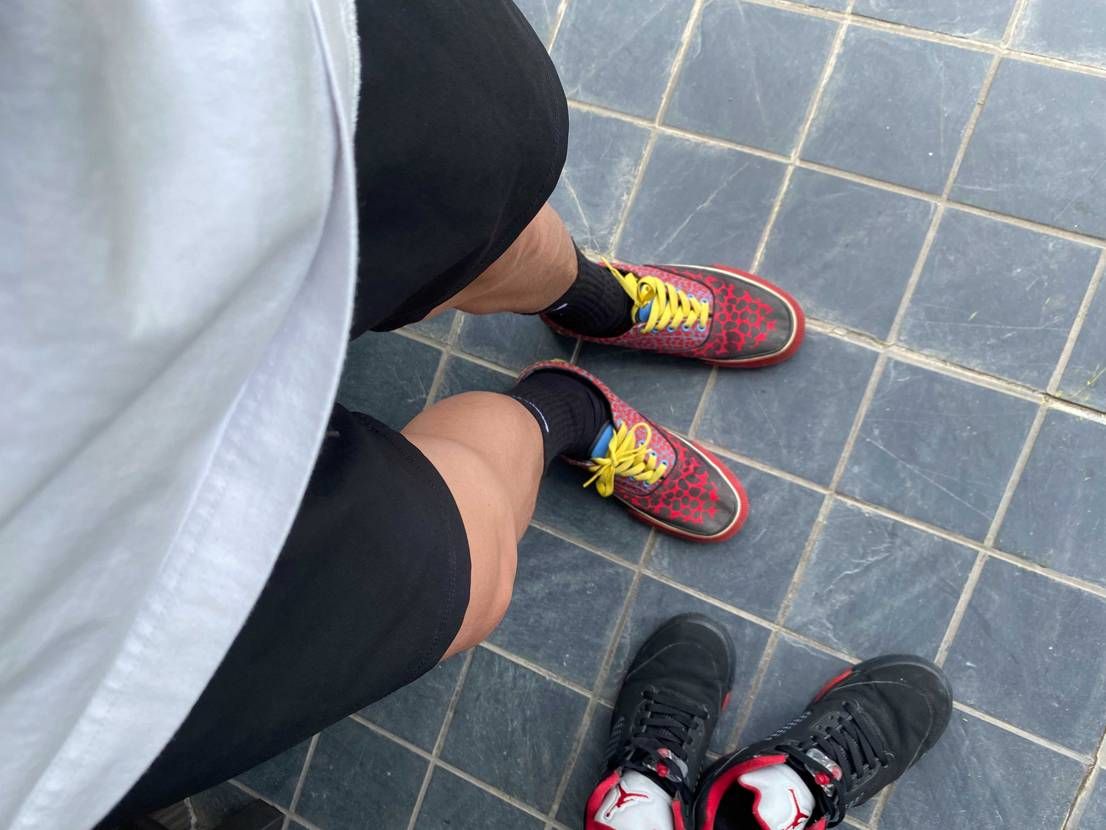 実家でエーライフ発見🤩🤩🤩
ぼろぼろだけど公園と散歩くらいなら十分いける👍