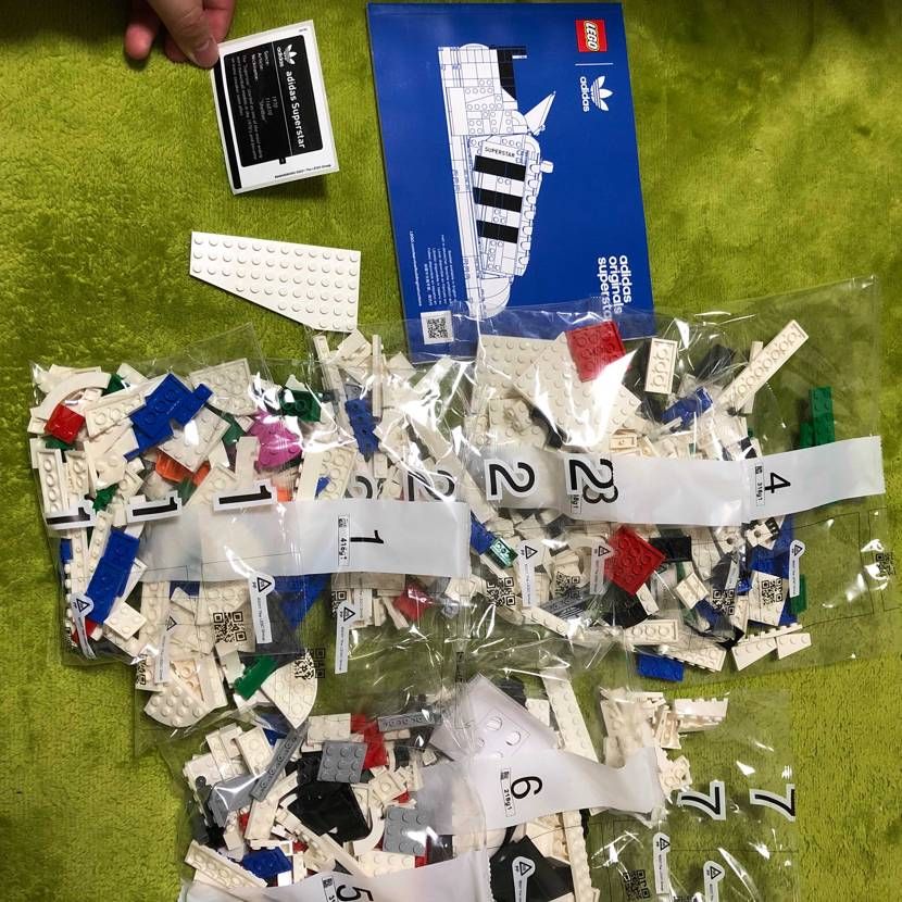 LEGO×SUPERSTAR完成しました💦
制作時間は、2