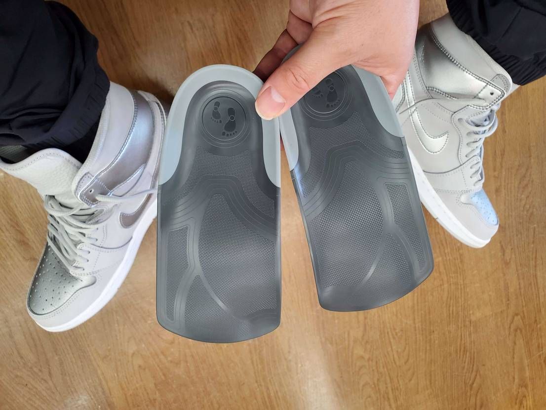 靴やさんでたまたま見かけて購入してみました❗ハーフインソール☺️めちゃめちゃ履き