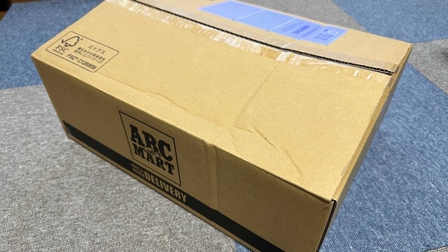 ABCマートオンラインで商品を購入する際に、備考欄にダンボール箱に梱包して送って