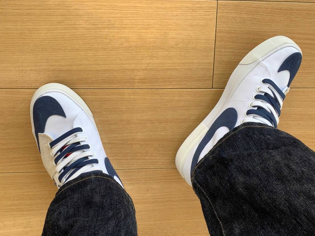 NIKE SB ZOOM BLAZER MID EDGE 白紺を初おろし
先日