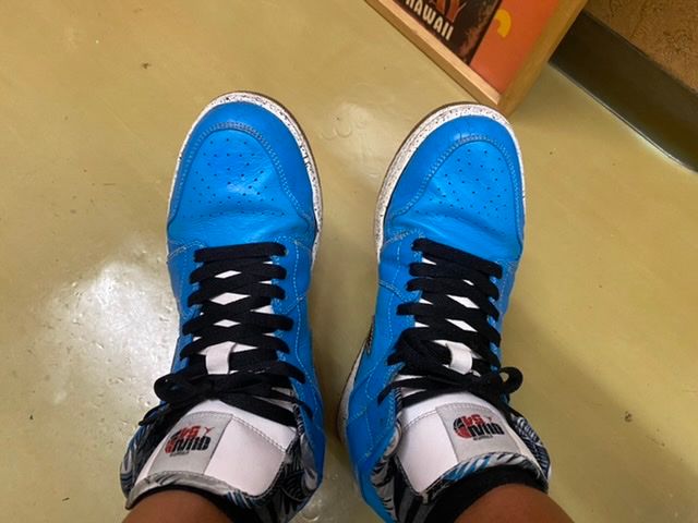 曇りだけど、airjordan1QUAI54 mid。