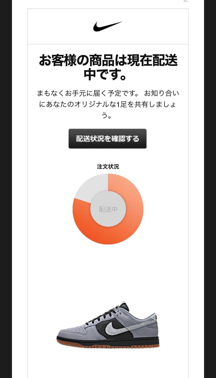 DUNK Low 365 By Youが配送されました👟
到着までが楽しみ🥺