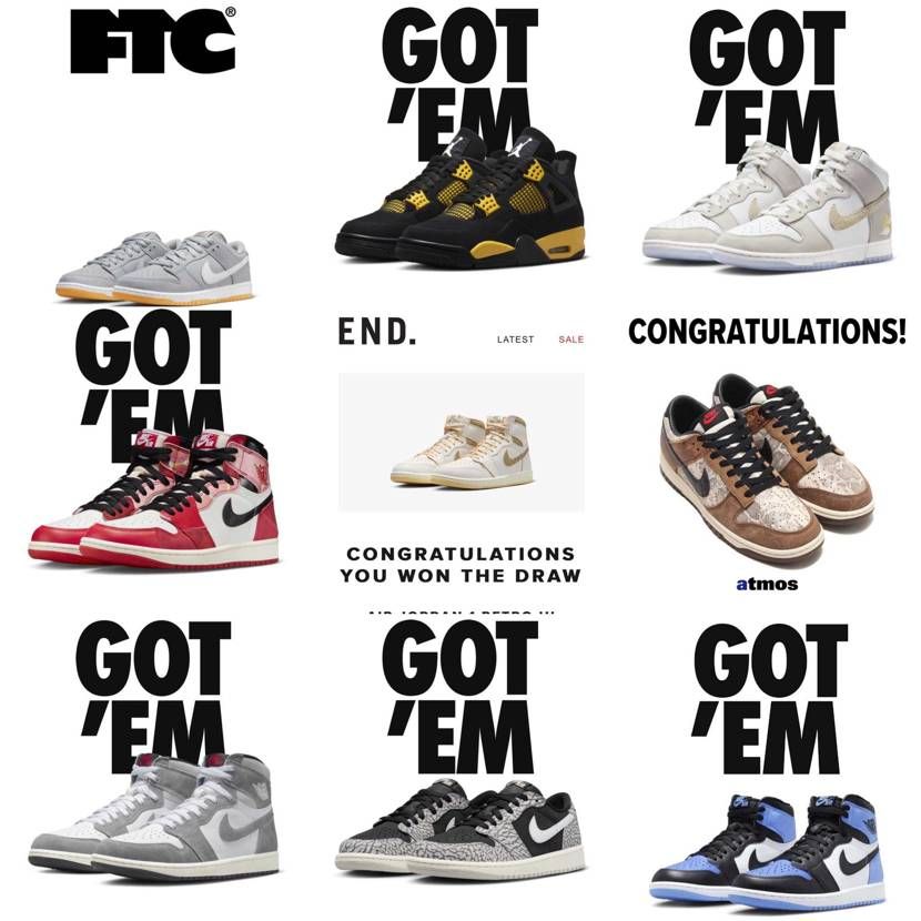 2023年GOT'EMしたスニーカー達👟✨
画像ないのまで