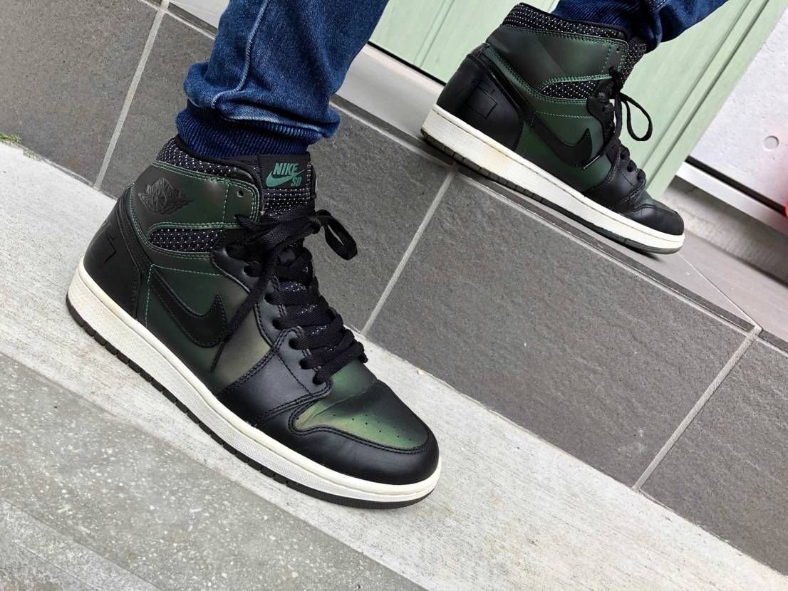 こんばんは😃
NIKE SB x AJ1
履きやすいです
