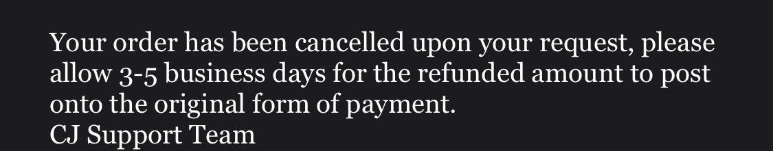 みんな〜
トラヴィスのアパレルキャンセル出来るよ〜笑