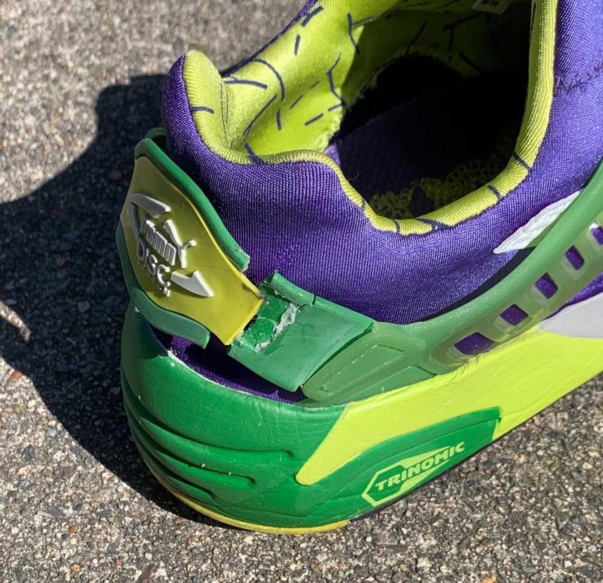 10年以上前のPUMAディスク久しぶりに見たら経年劣化がひど