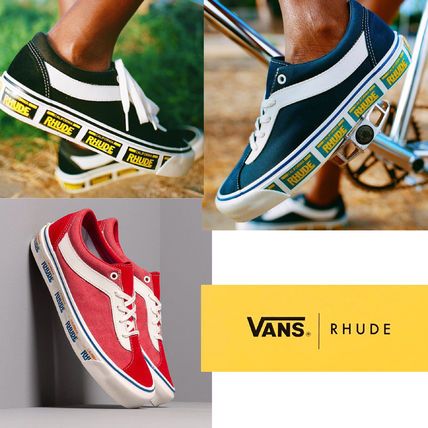 RHUDE x VANSのBOLD NIプレ値で買うか、abcでインライン買うか