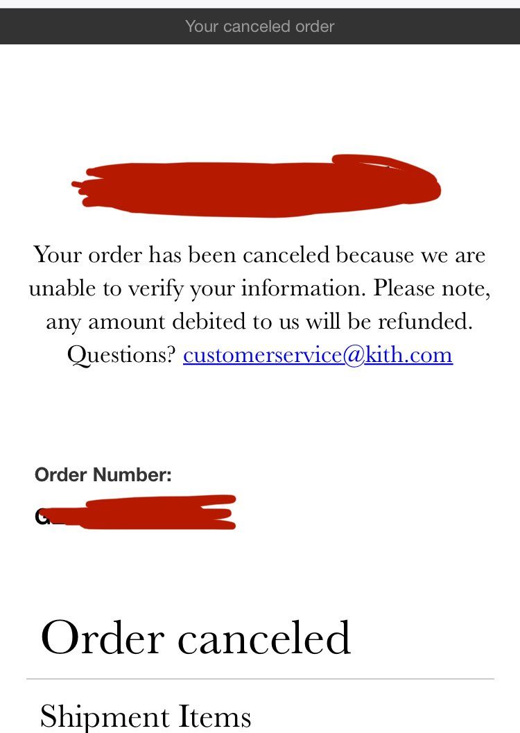 これが噂のkith cancel…
すぐ在庫切れになってエラーになってしまうの