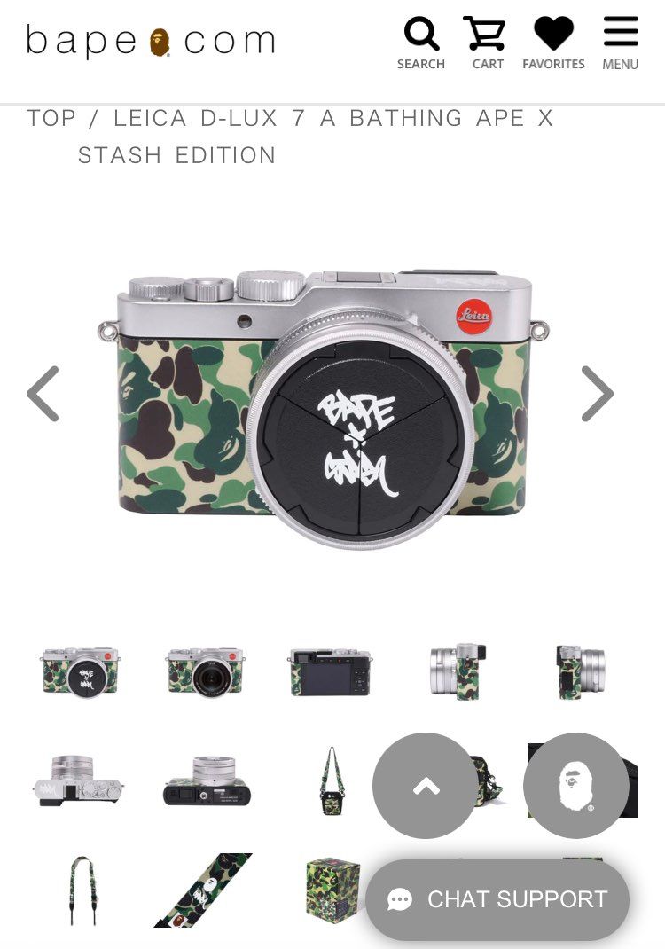LEICA D-LUX 7 A BATHING APE X STASH
夢の（