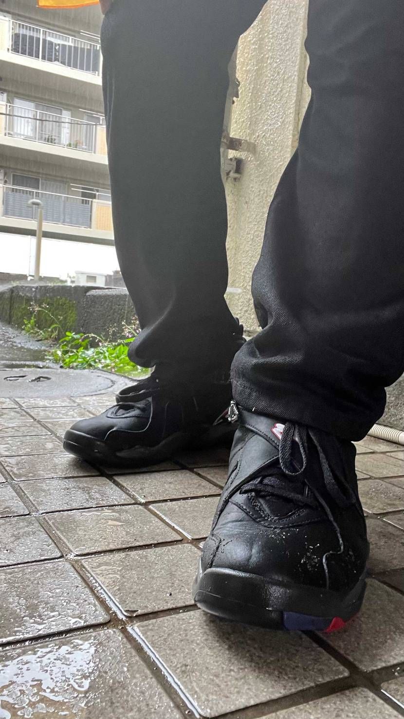 台風のデリバリーは地獄です。
久しぶりにAJ8履いたら加水分解が…
そしてみ