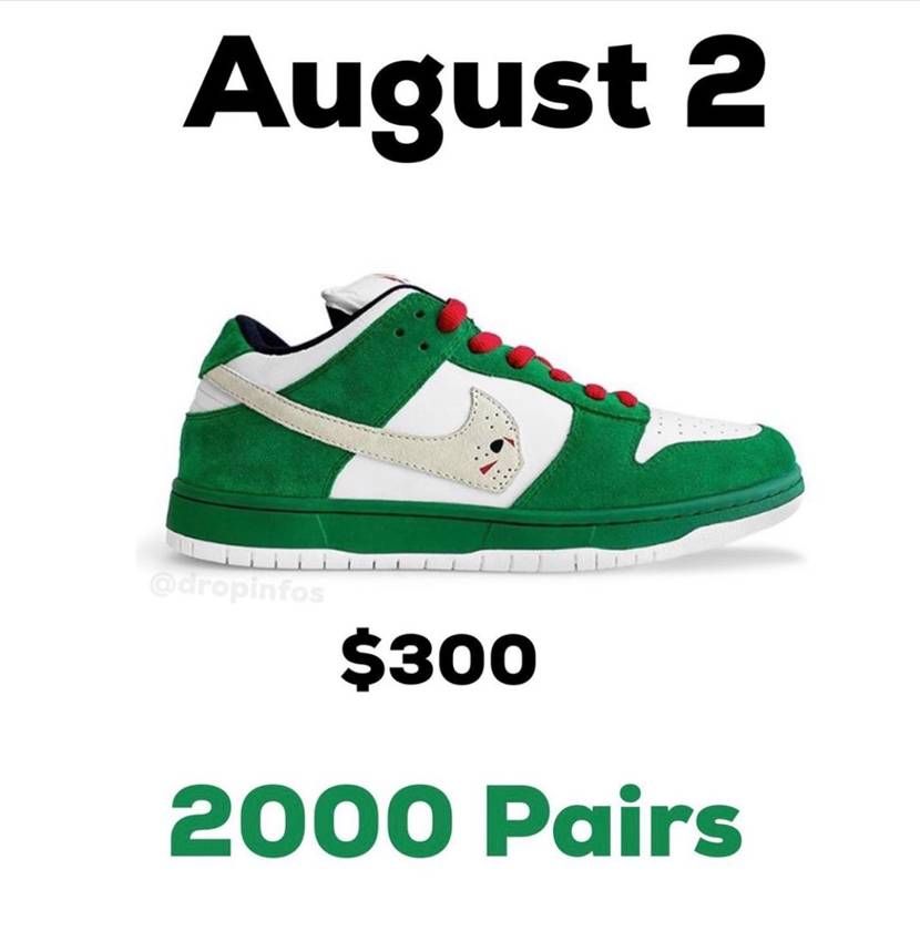NIKE DUNK Jason Voorhees