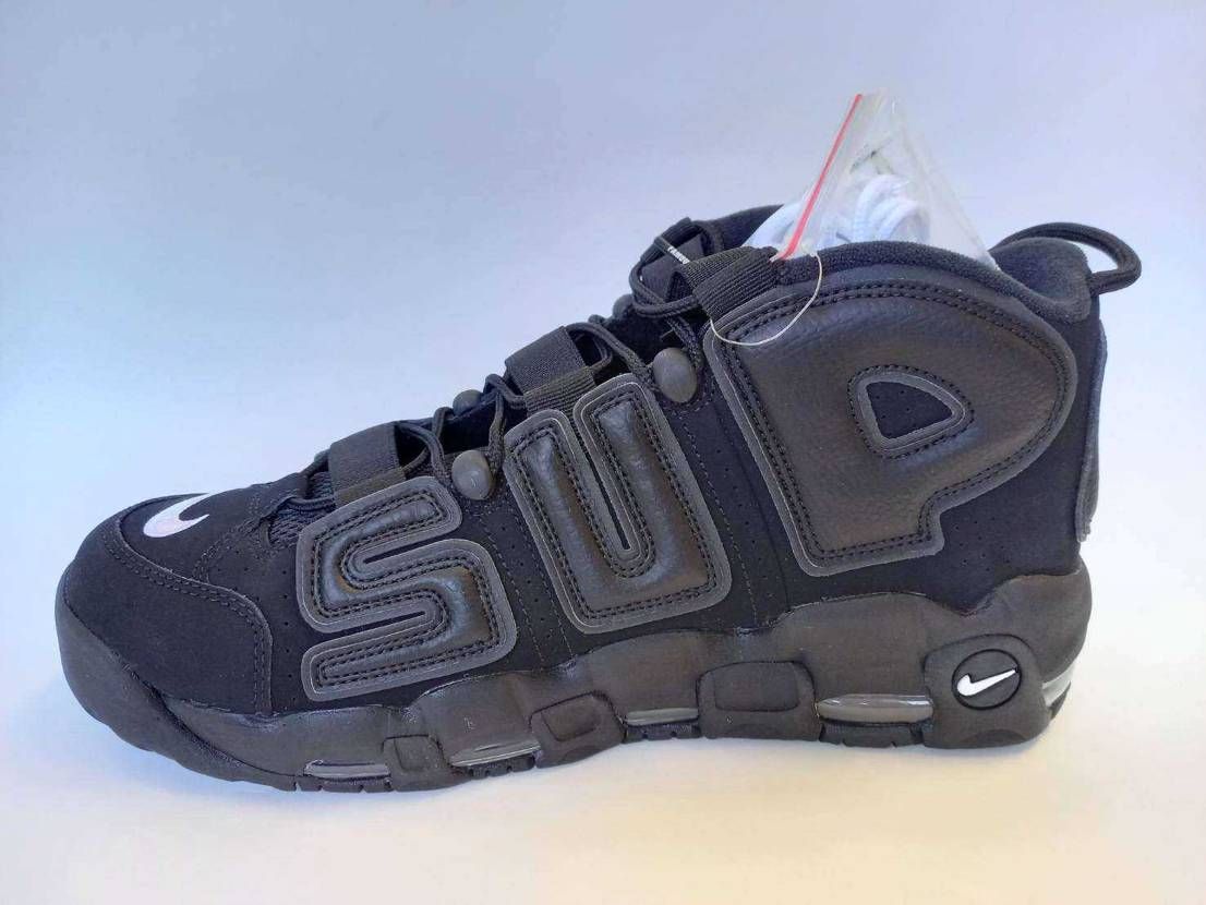 シュプリーム ナイキ エア モア アップテンポ ブラックのコーデ 口コミ投稿 Air More U Byスニーカーズ スニーカーダンク