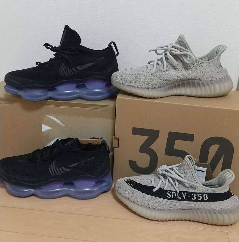 似てる気がしたので、YEEZY350と勝手に比較してみました。(コンセプトは知り