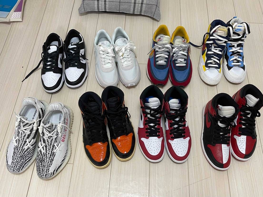 スニーカーになって3年間に9足しか持ってないですが.....