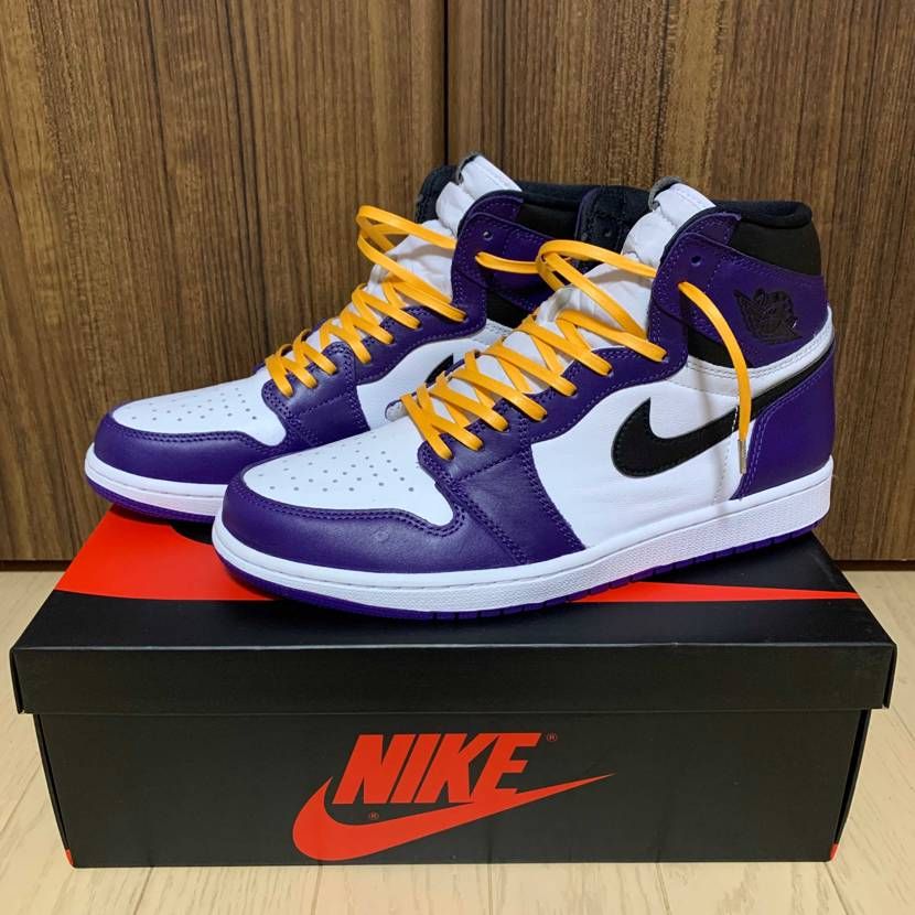 "AIR JORDAN 1 RETRO HIGH OG COURT PURPLE