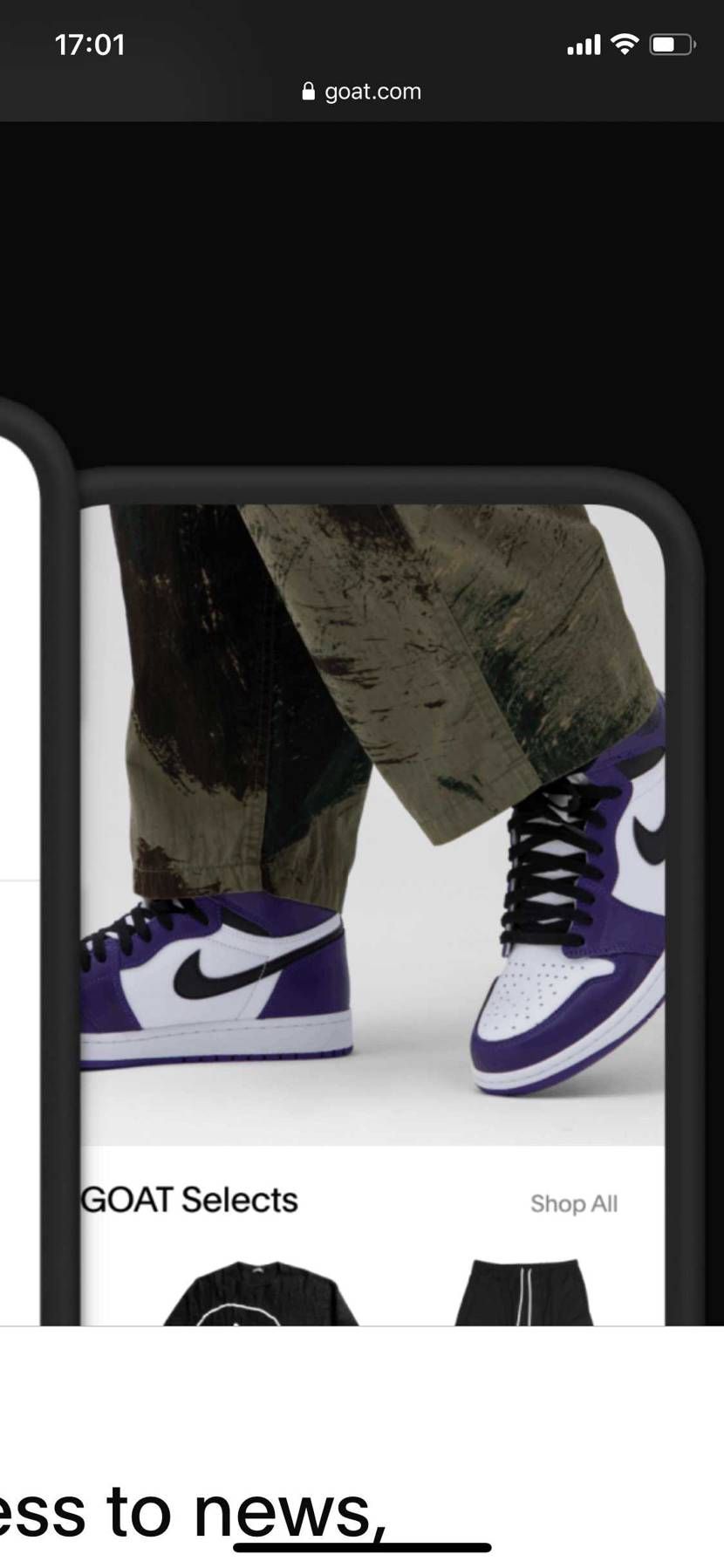 写真のパンツどこのものか教えて下さい🙇‍♂️
goatのサイト内の写真です。