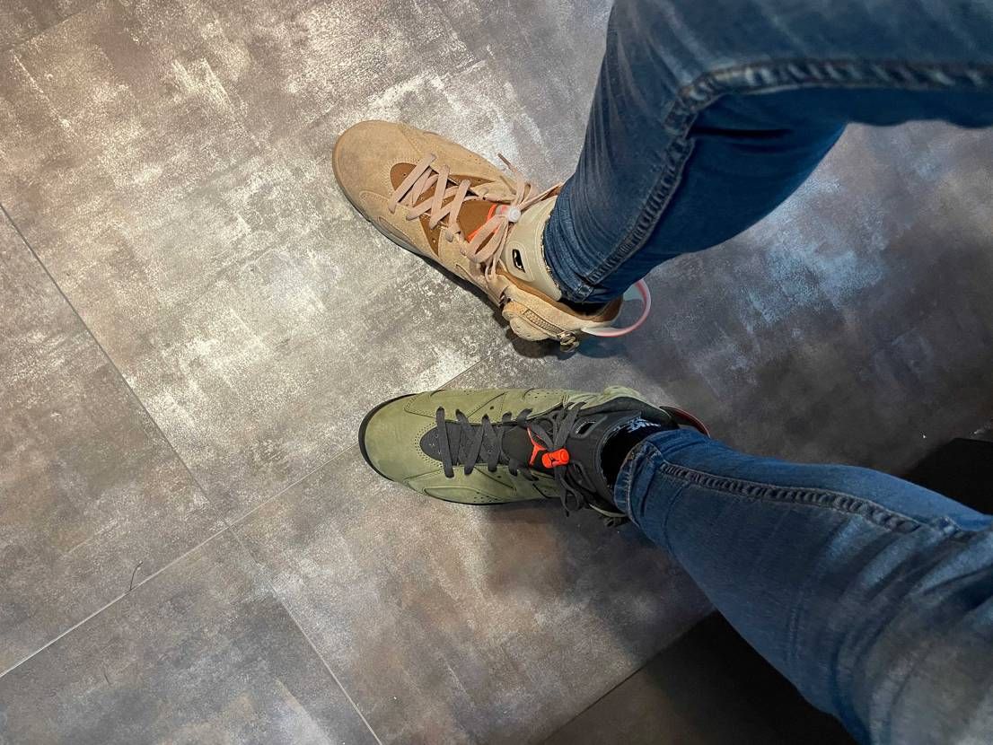 #jordan6TravisScott
夢のばか履き。
雪が溶けたら外履きデ