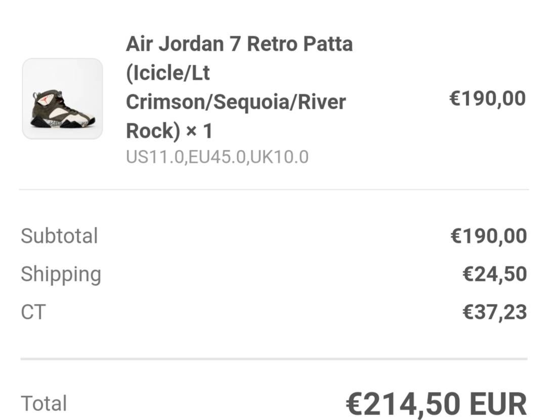マイサイ買えました。
足が大きくて助かりました。
これでairjordan7 R