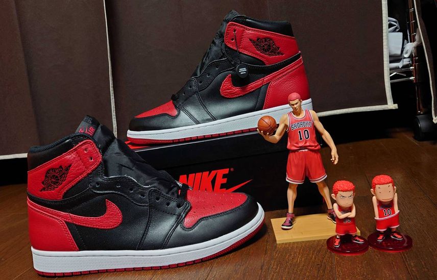 スニーカーにハマって2年…。
遂に新品で買っちゃった「Bred/Banned