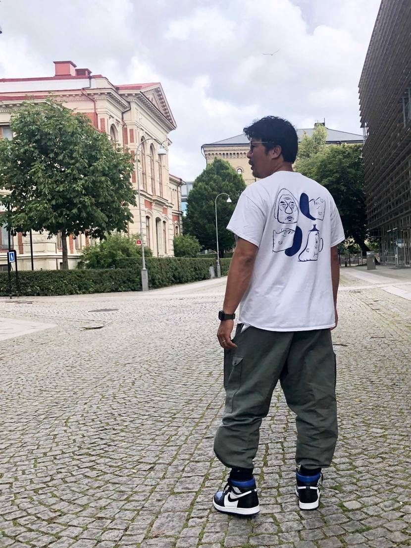 ハイカットの履き方いろいろ試してます