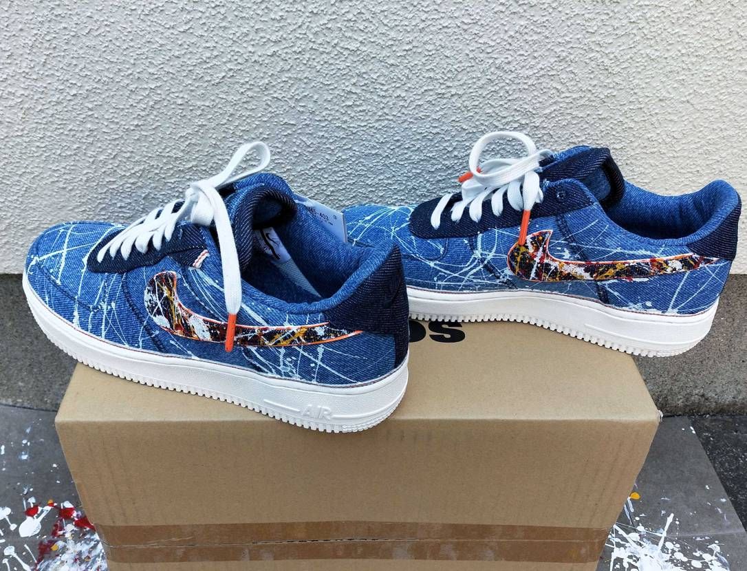 お家の駐車場でNIKE BY MYSELFのスプラッシュペイ